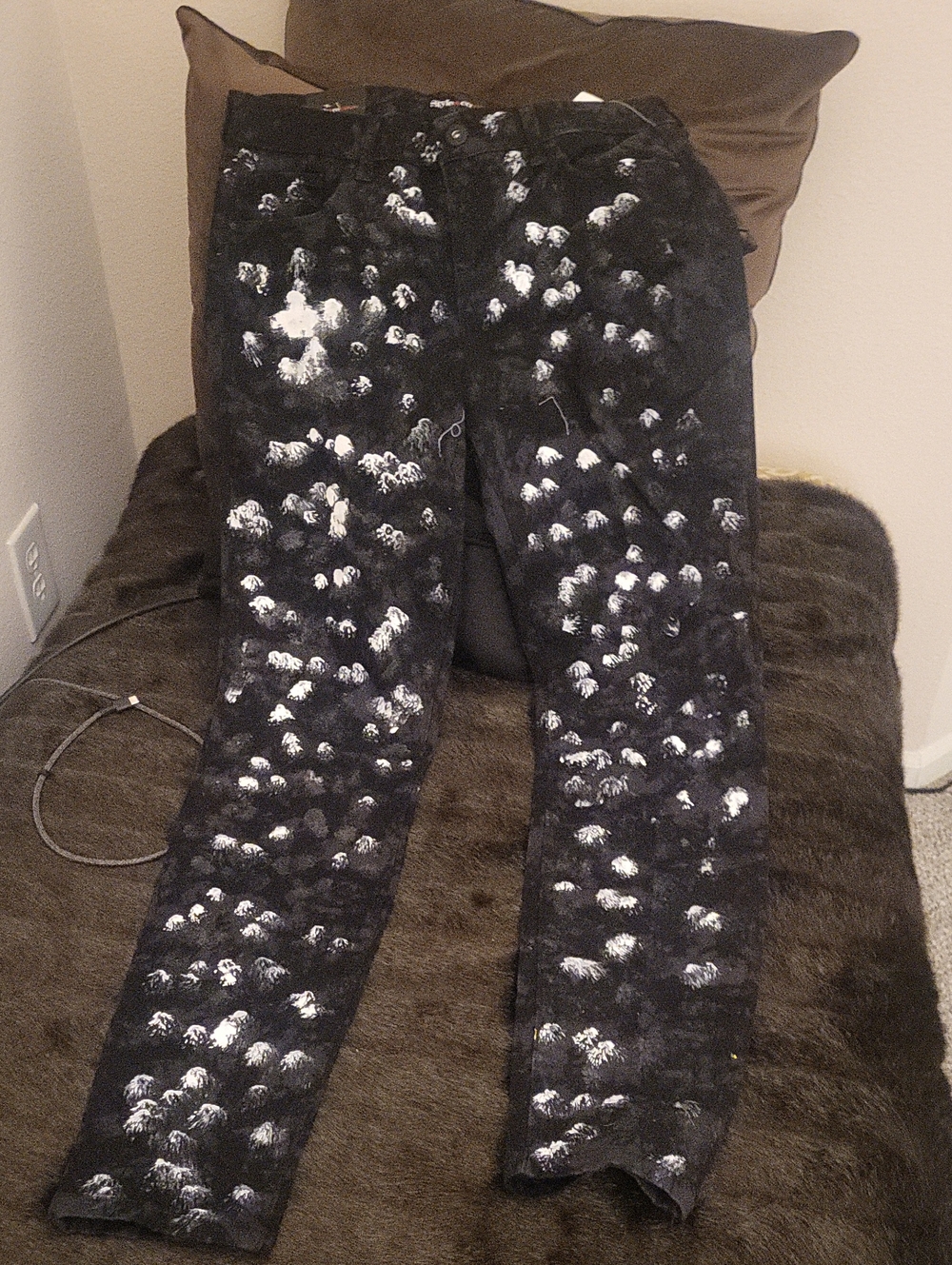 Hand Painted Custom Jeans